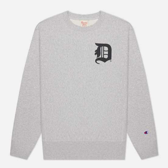 Мужская толстовка Champion Reverse Weave Detroit Tigers Crew Neck Light Grey