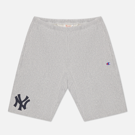 Мужские шорты Champion Reverse Weave New York Yankees Bermuda, цвет серый, размер XXL