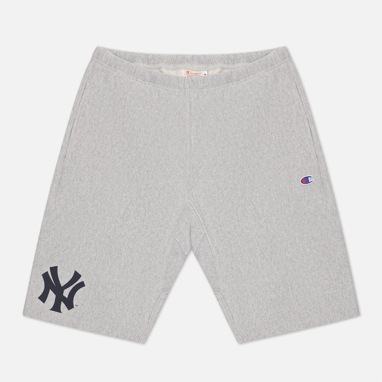 Мужские шорты Champion Reverse Weave New York Yankees Bermuda Light Grey