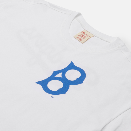 Мужская футболка Champion Reverse Weave Brooklyn Dodgers Crew Neck White