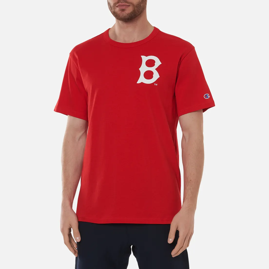 Champion Reverse Weave Мужская футболка Boston Red Sox Crew Neck