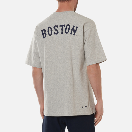Мужская футболка Champion Reverse Weave Brooklyn Dodgers Crew Neck Light Grey