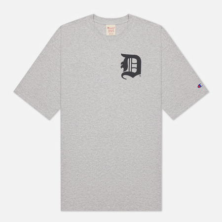 Мужская футболка Champion Reverse Weave Detroit Tigers Crew Neck, цвет серый, размер XL