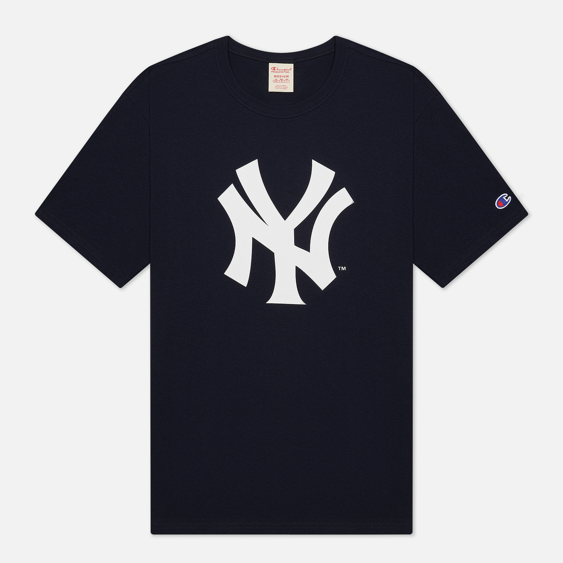 Champion Reverse Weave Мужская футболка New York Yankees Crew Neck