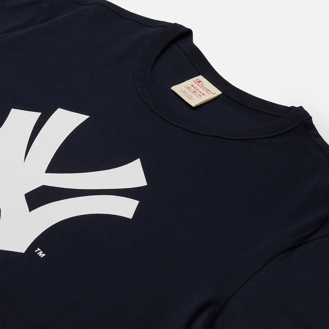 Champion Reverse Weave Мужская футболка New York Yankees Crew Neck
