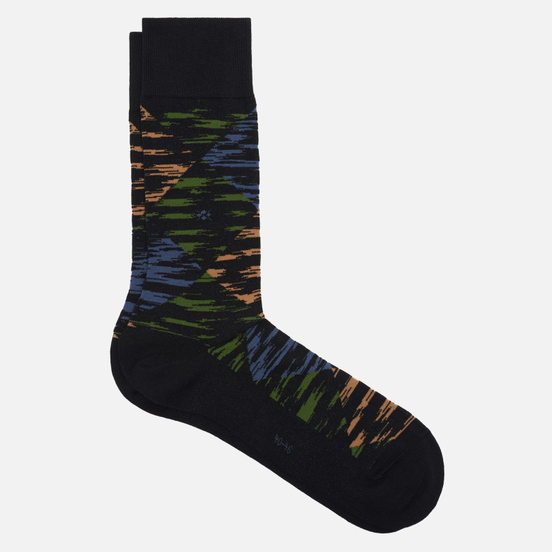 Носки Burlington Camo Argyle Black
