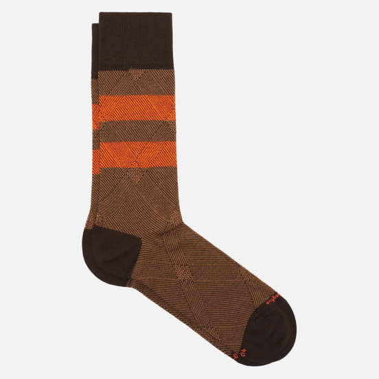 Носки Burlington Neon Glencheck Brown