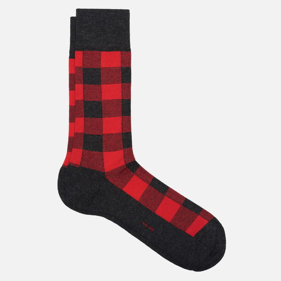 Носки Burlington Country Lumberj Grey/Red