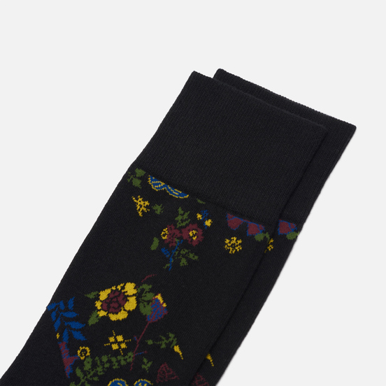 Носки Burlington Flower Rhomb Black