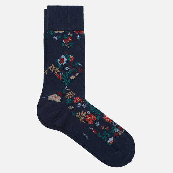 Носки Burlington Flower Rhomb Navy