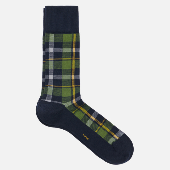 Носки Burlington Heritage Check Marine