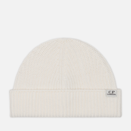 Шапка C.P. Company Extrafine Merino Wool Fisherman, цвет белый