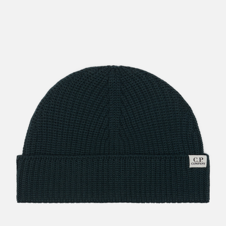 Шапка C.P. Company Extrafine Merino Wool Fisherman, цвет зелёный