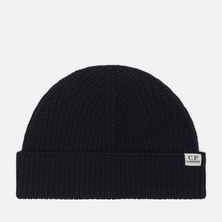 Шапка C.P. Company Extrafine Merino Wool Fisherman, цвет синий