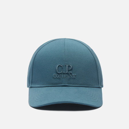 Кепка C.P. Company Gabardine Embroidered Logo Detail, цвет синий