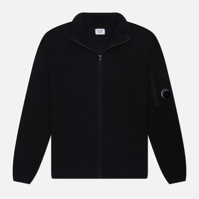 Мужской свитер C.P. Company Waffle Knit Cotton Zip Lens