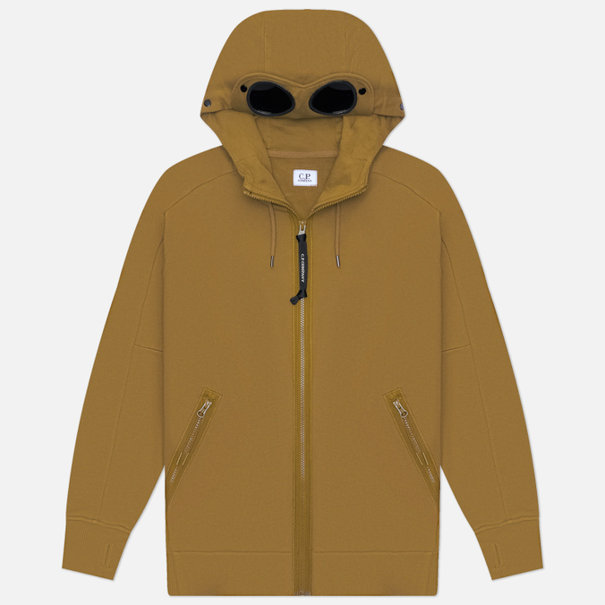 Мужская толстовка C.P. Company Diagonal Raised Fleece Goggle Zip