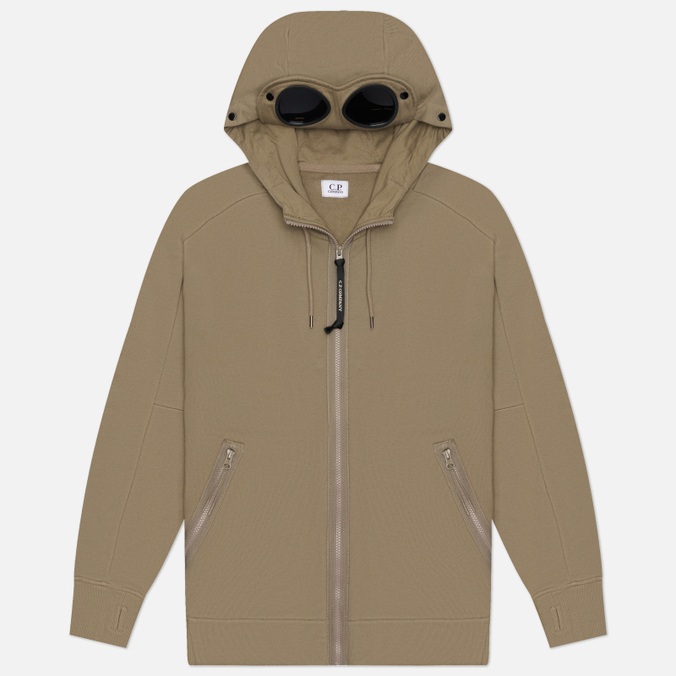 Мужская толстовка C.P. Company Diagonal Raised Fleece Goggle Zip