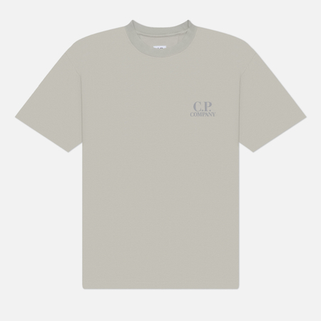 Мужская футболка C.P. Company 30/1 Jersey Short Sleeve Comfort, цвет серый, размер M