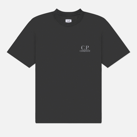 Мужская футболка C.P. Company 30/1 Jersey Short Sleeve Comfort, цвет чёрный, размер L