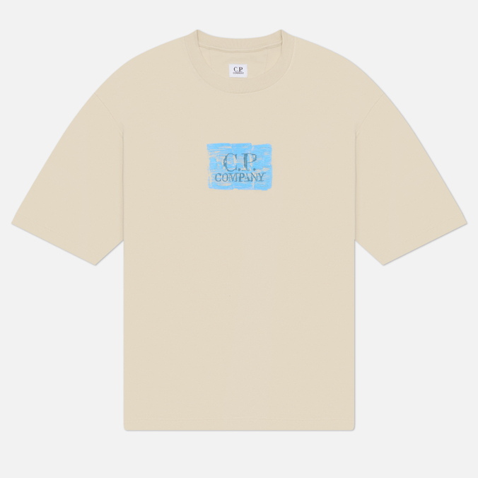 Мужская футболка C.P. Company 30/1 Jersey Chest-Back Logo