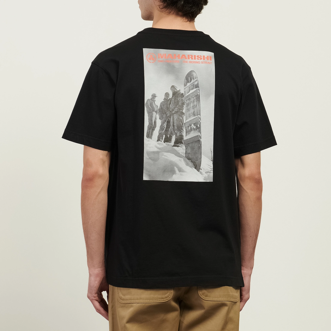 maharishi Мужская футболка Sno Panters Snowboard