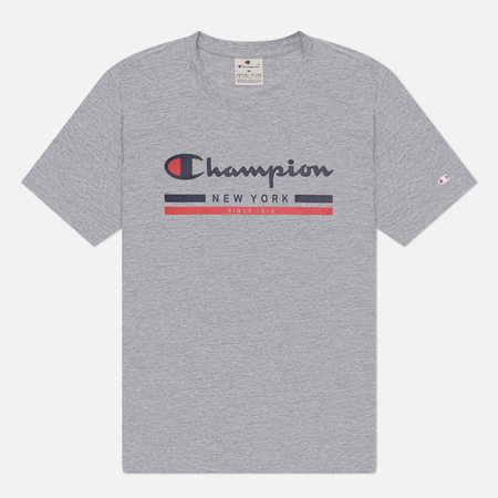 Мужская футболка Champion Graphic New York цвет серый размер S 3890₽
