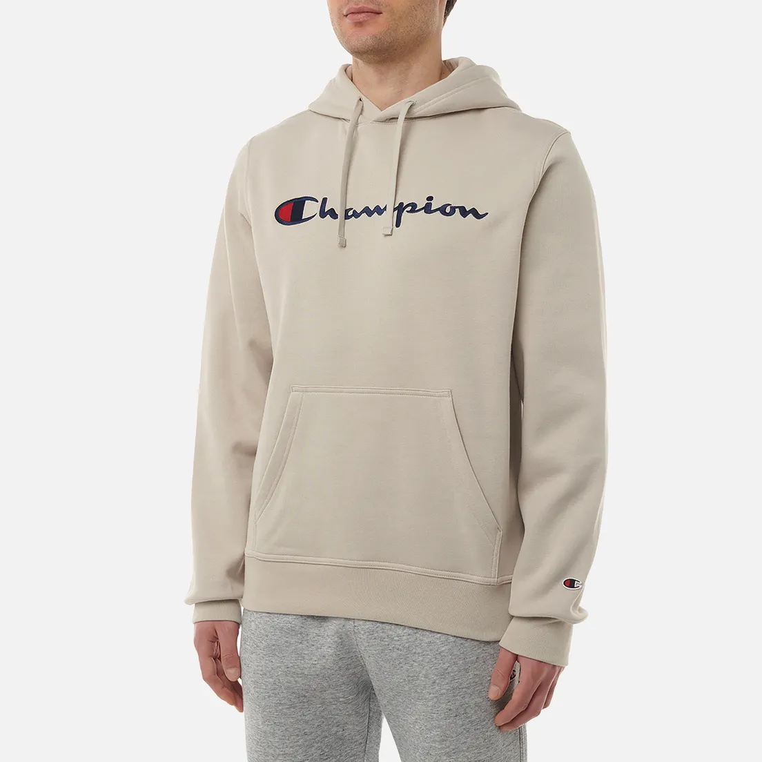 Champion Мужская толстовка Big Logo Fleece Hoodie