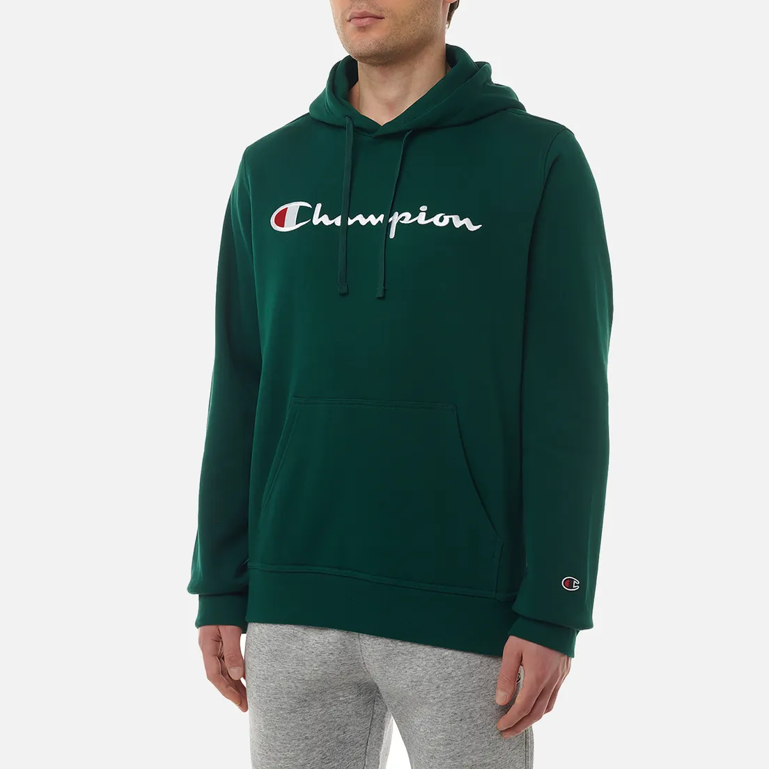 Champion Мужская толстовка Big Logo Fleece Hoodie