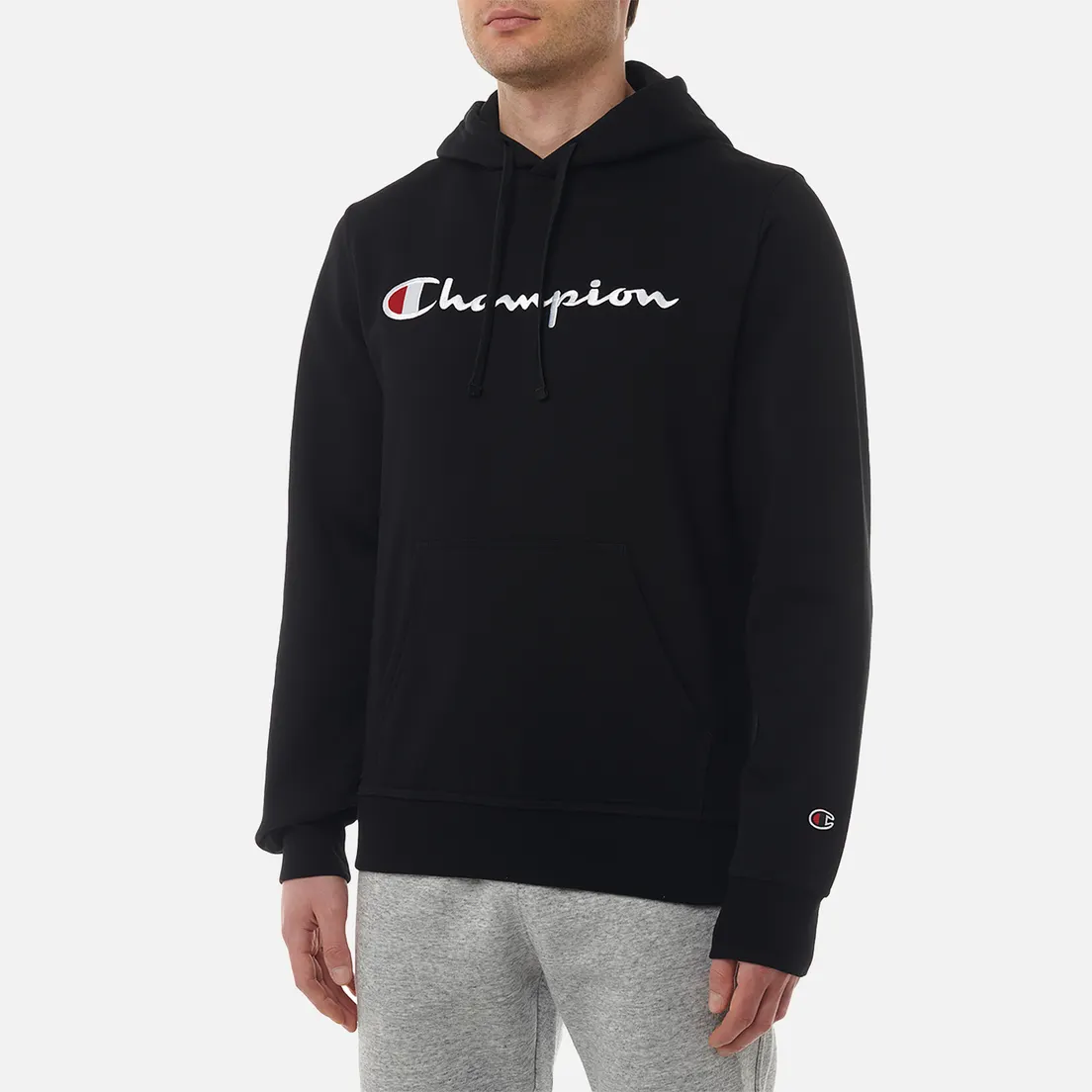 Champion Мужская толстовка Big Logo Fleece Hoodie