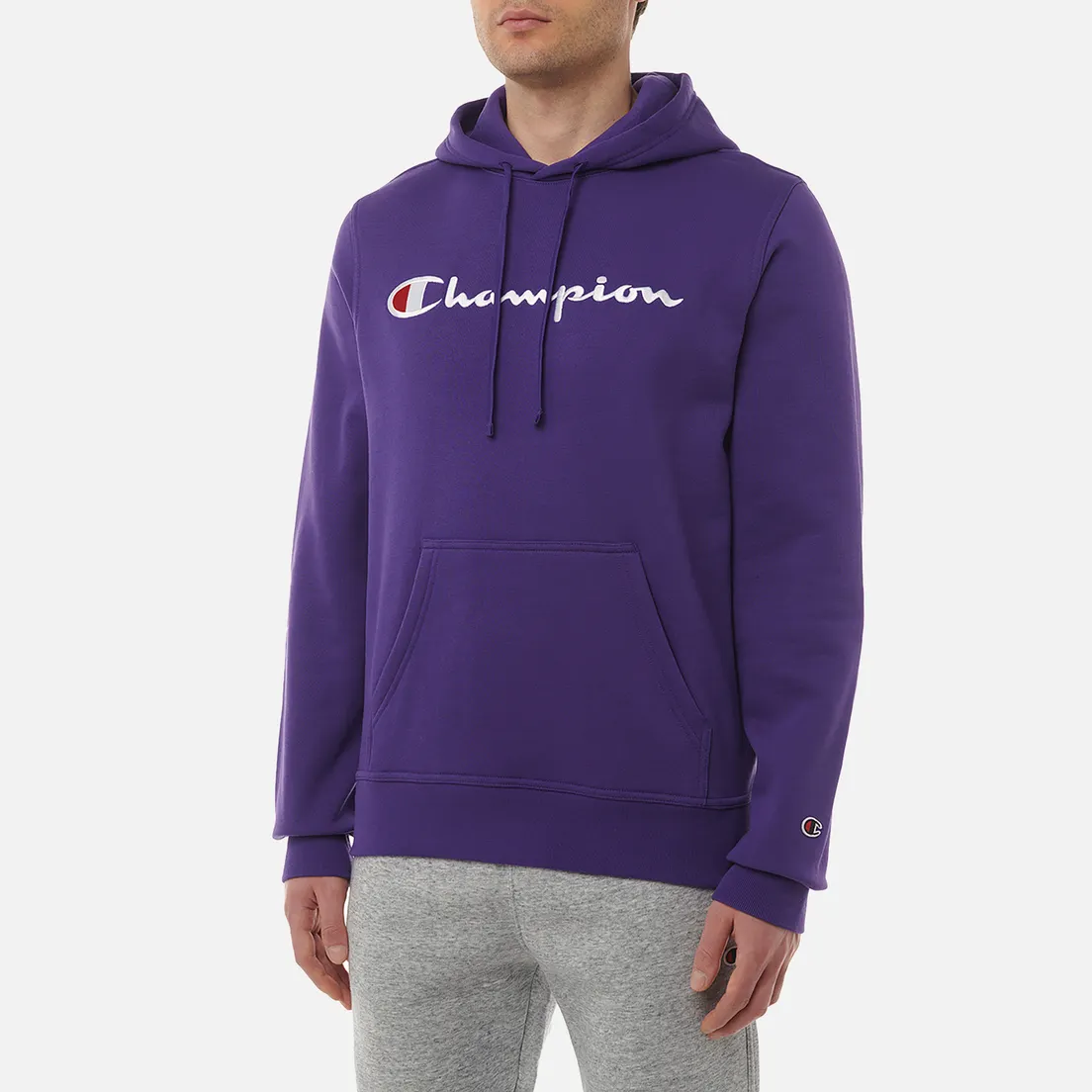 Champion Мужская толстовка Big Logo Fleece Hoodie