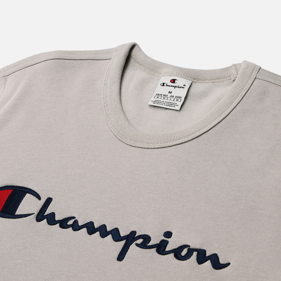 Champion Мужская толстовка Big Logo Fleece Crew Neck