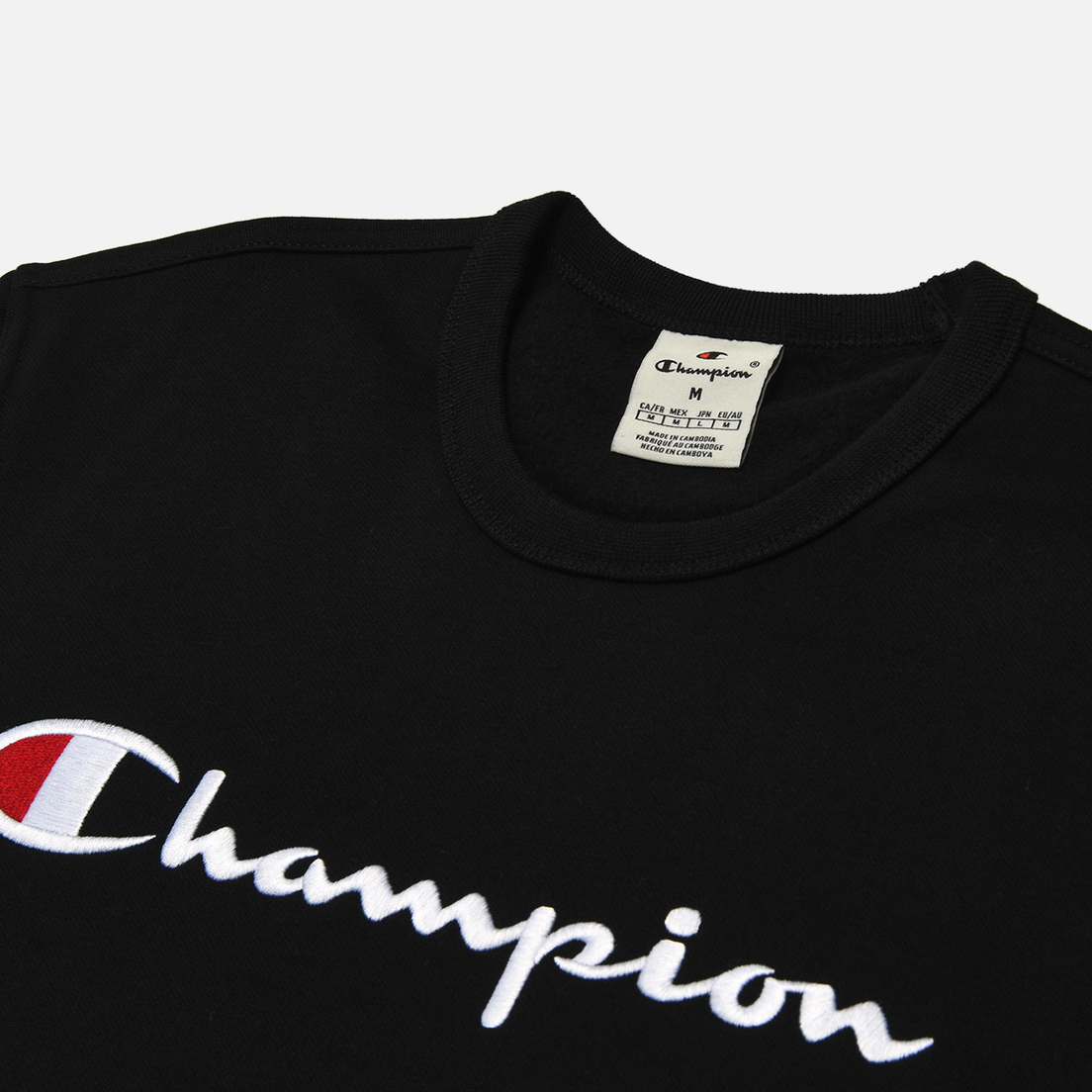 Champion Мужская толстовка Big Logo Fleece Crew Neck