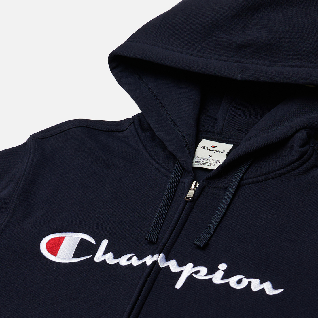 Champion Мужская толстовка Big Logo Fleece Full-Zip Hoodie