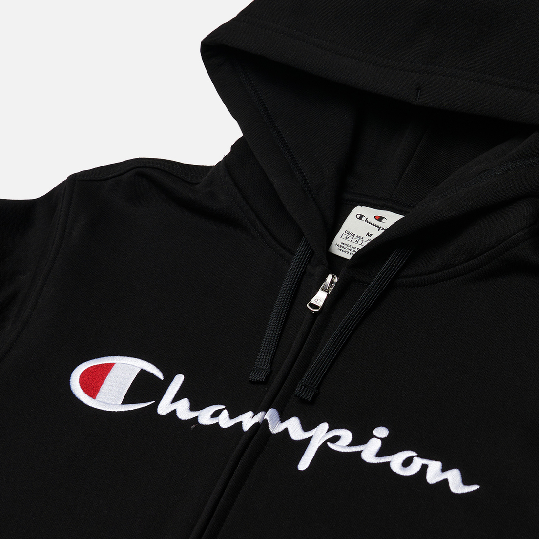 Champion Мужская толстовка Big Logo Fleece Full-Zip Hoodie