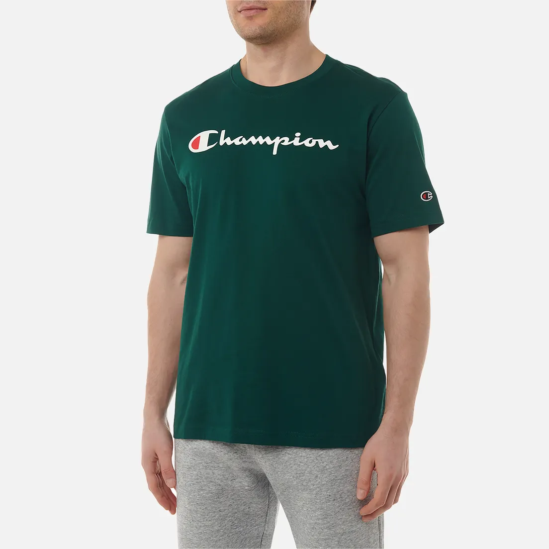 Champion Мужская футболка Big Logo Crew Neck