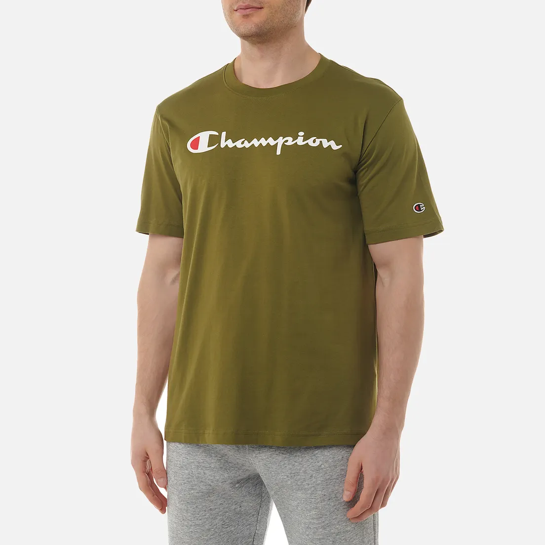 Champion Мужская футболка Big Logo Crew Neck
