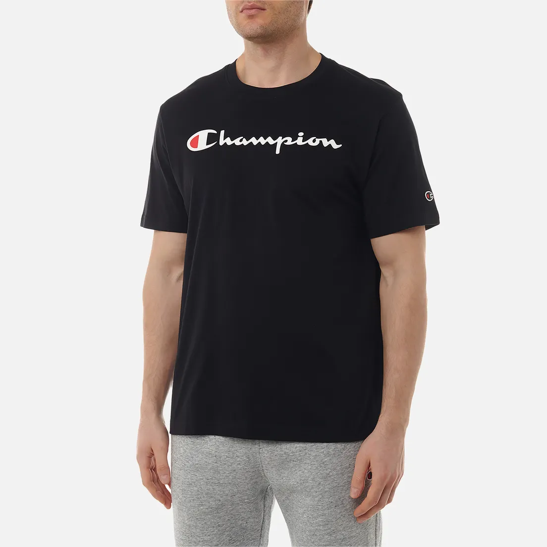 Champion Мужская футболка Big Logo Crew Neck