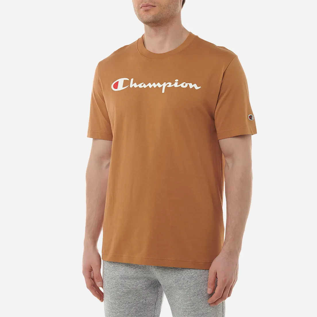 Champion Мужская футболка Big Logo Crew Neck