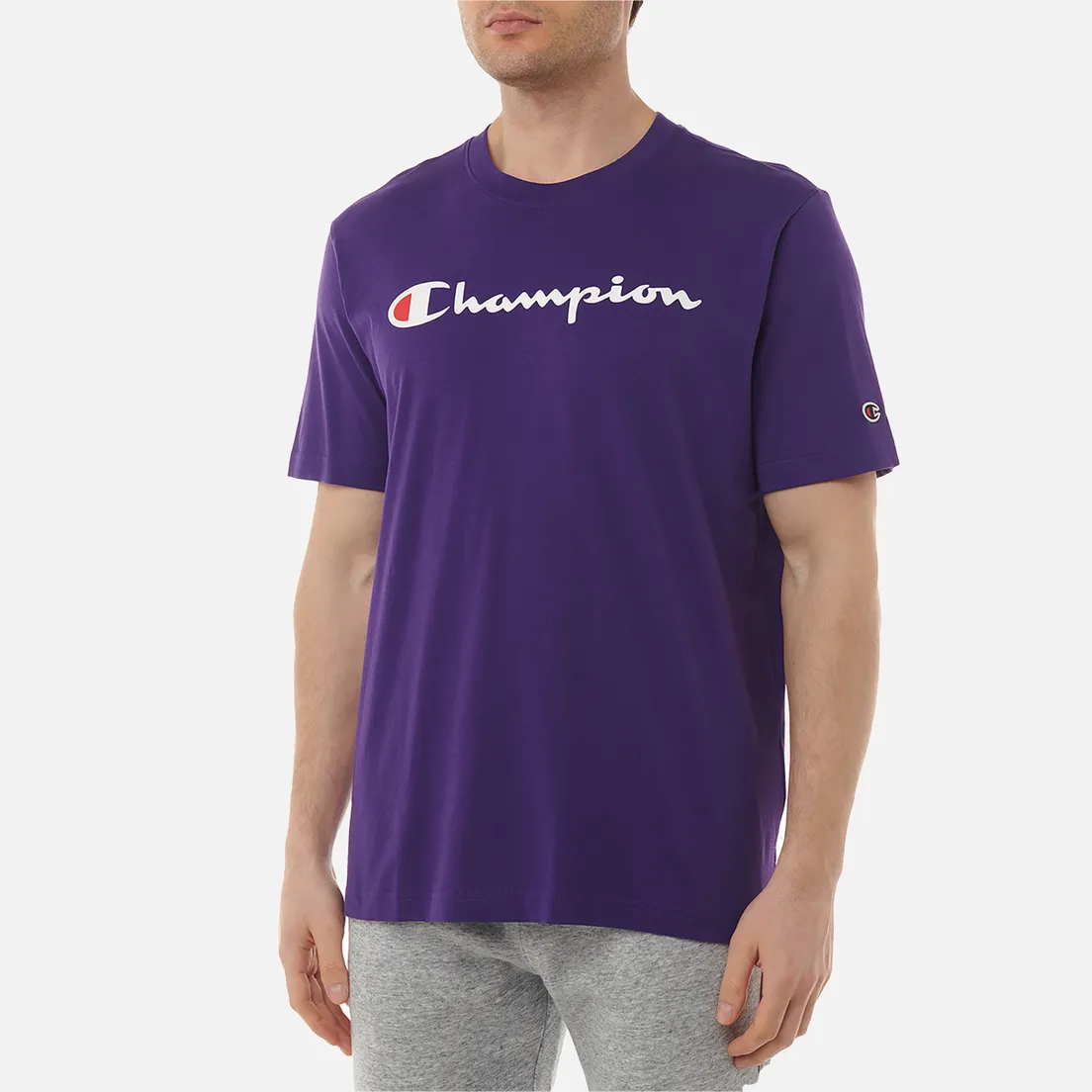Champion Мужская футболка Big Logo Crew Neck