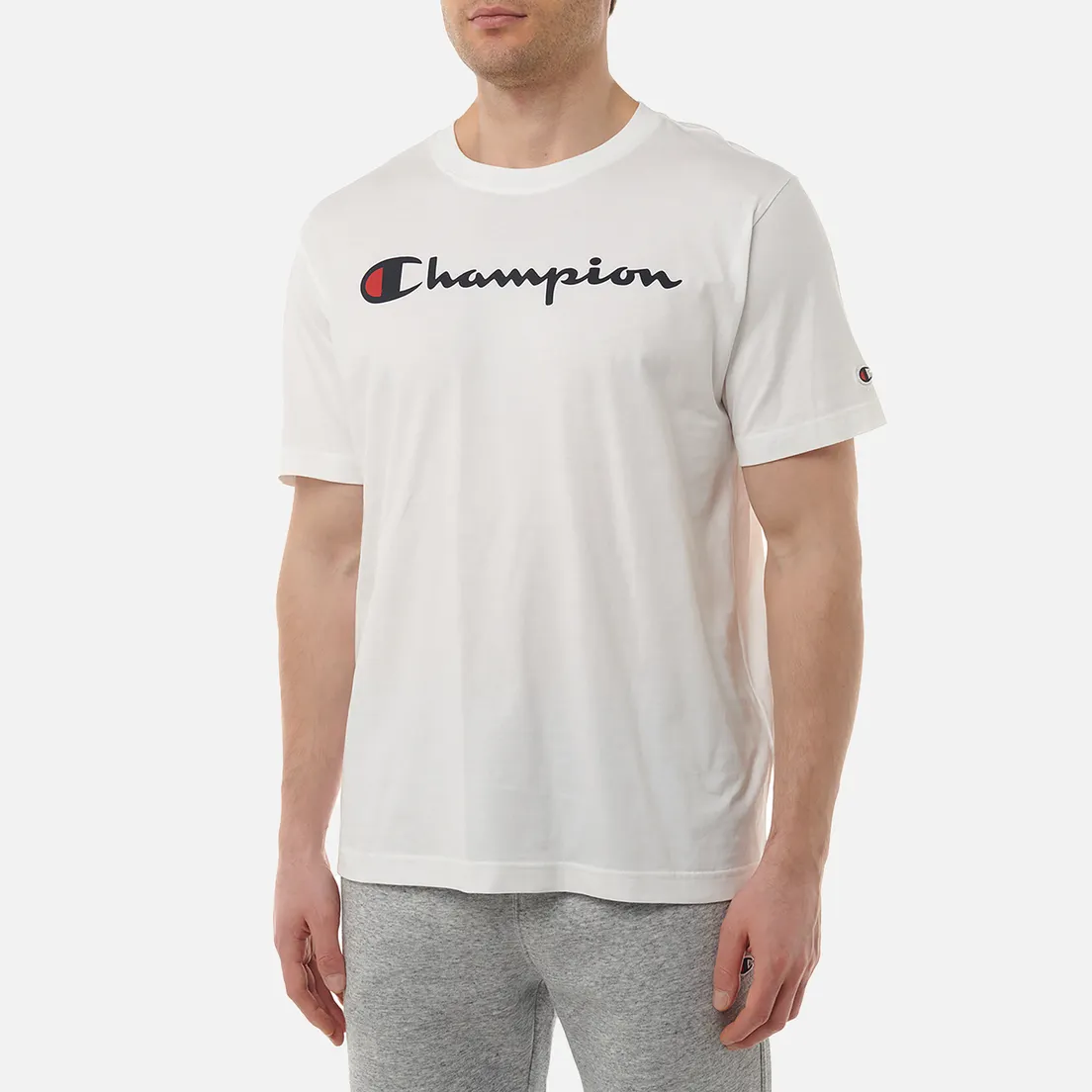 Champion Мужская футболка Big Logo Crew Neck