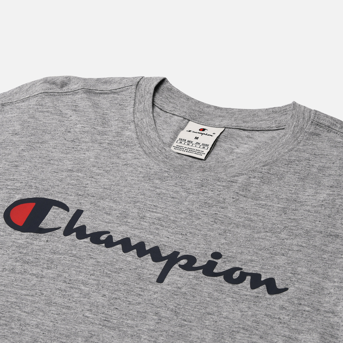 Champion Мужской лонгслив Big Logo Crew Neck