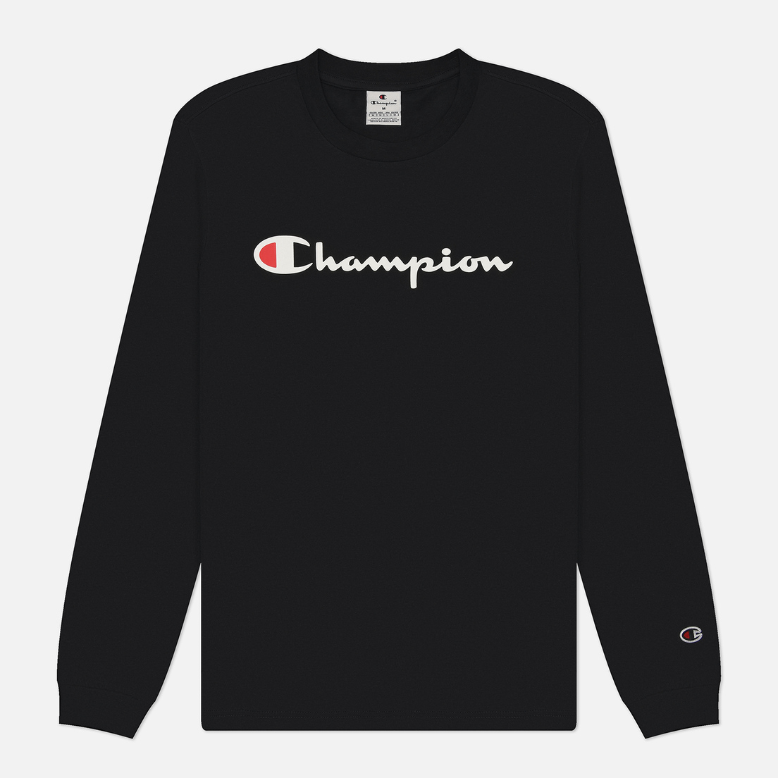 Champion Мужской лонгслив Big Logo Crew Neck