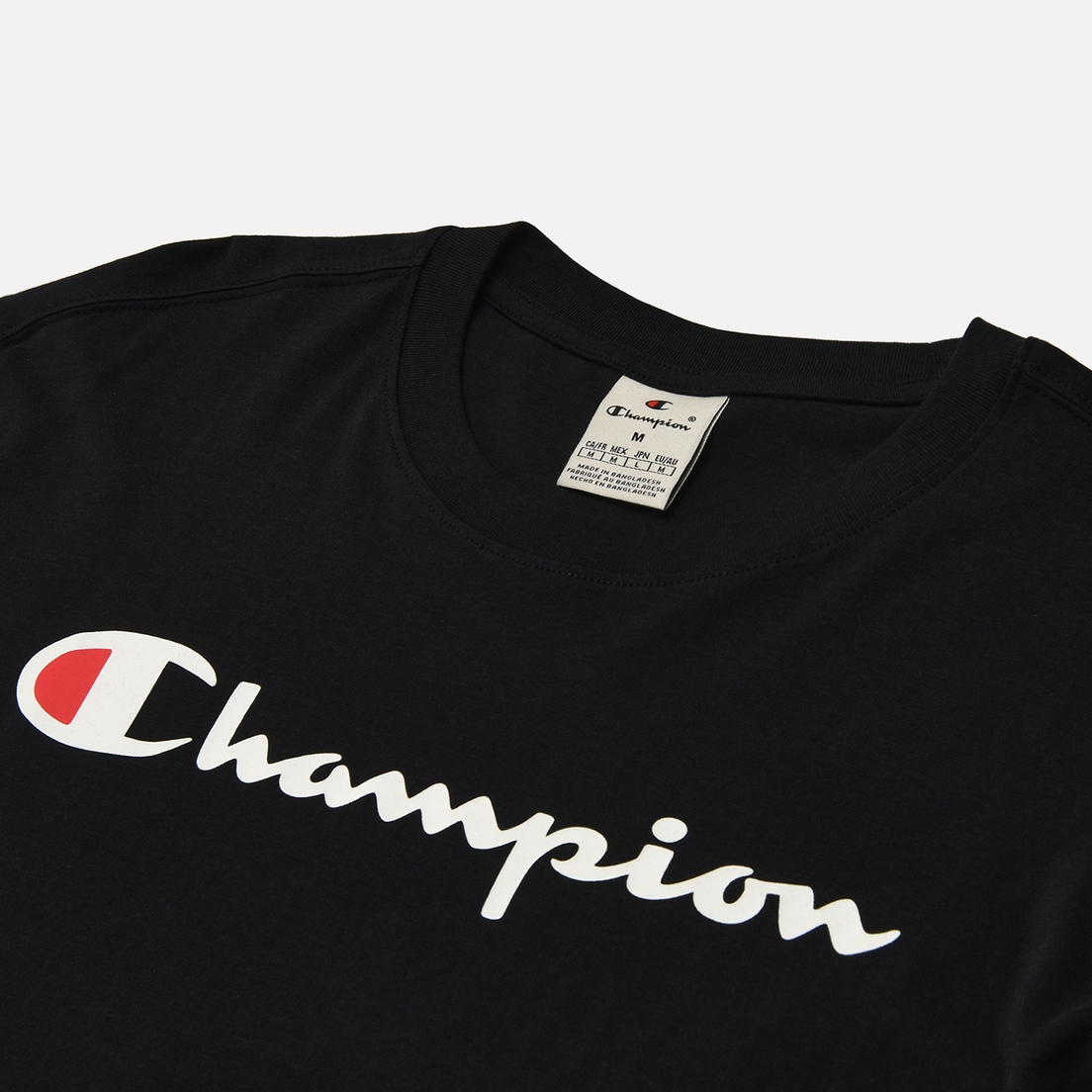 Champion Мужской лонгслив Big Logo Crew Neck