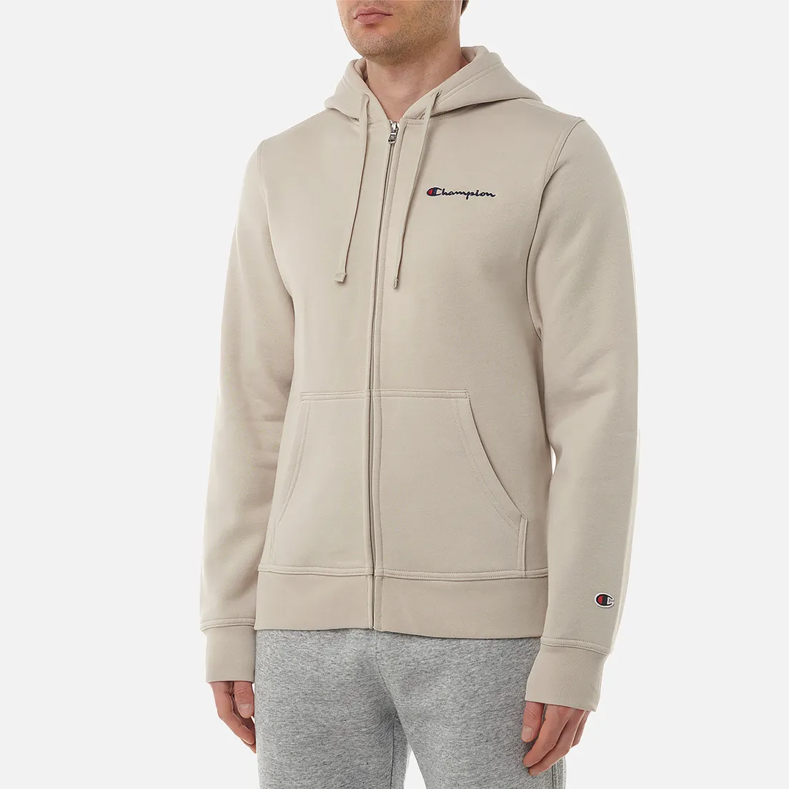 Champion Мужская толстовка Small Logo Fleece Full-Zip Hoodie