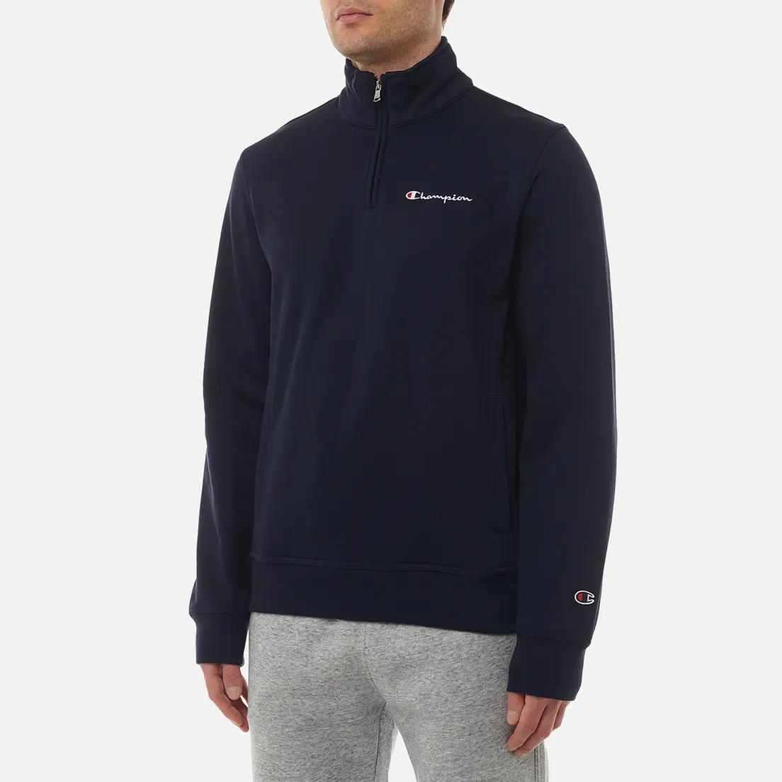 Champion Мужская толстовка Small Logo Half-Zip
