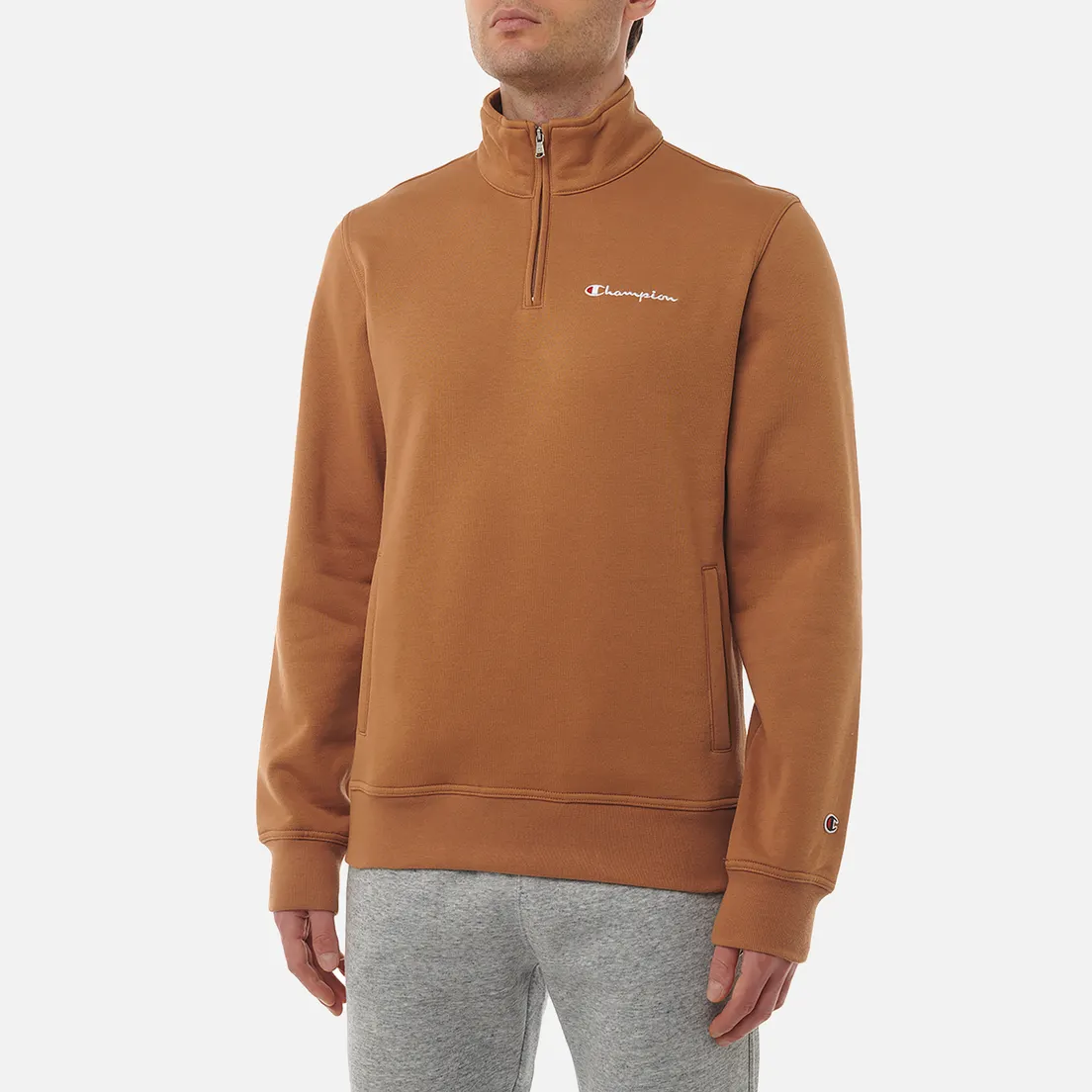Champion Мужская толстовка Small Logo Half-Zip