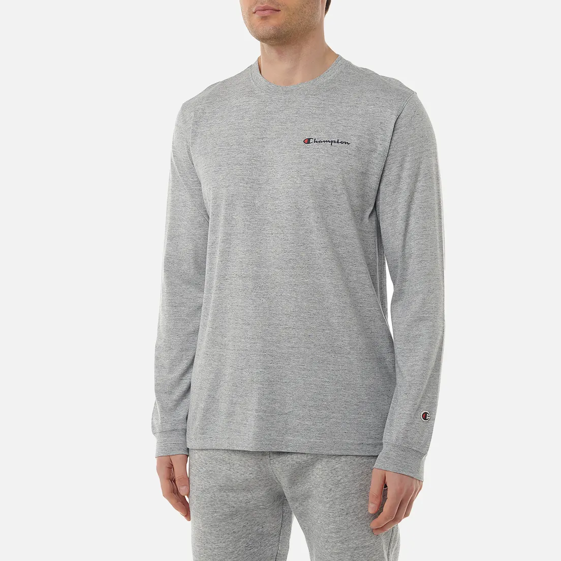 Champion Мужской лонгслив Small Logo Crew Neck