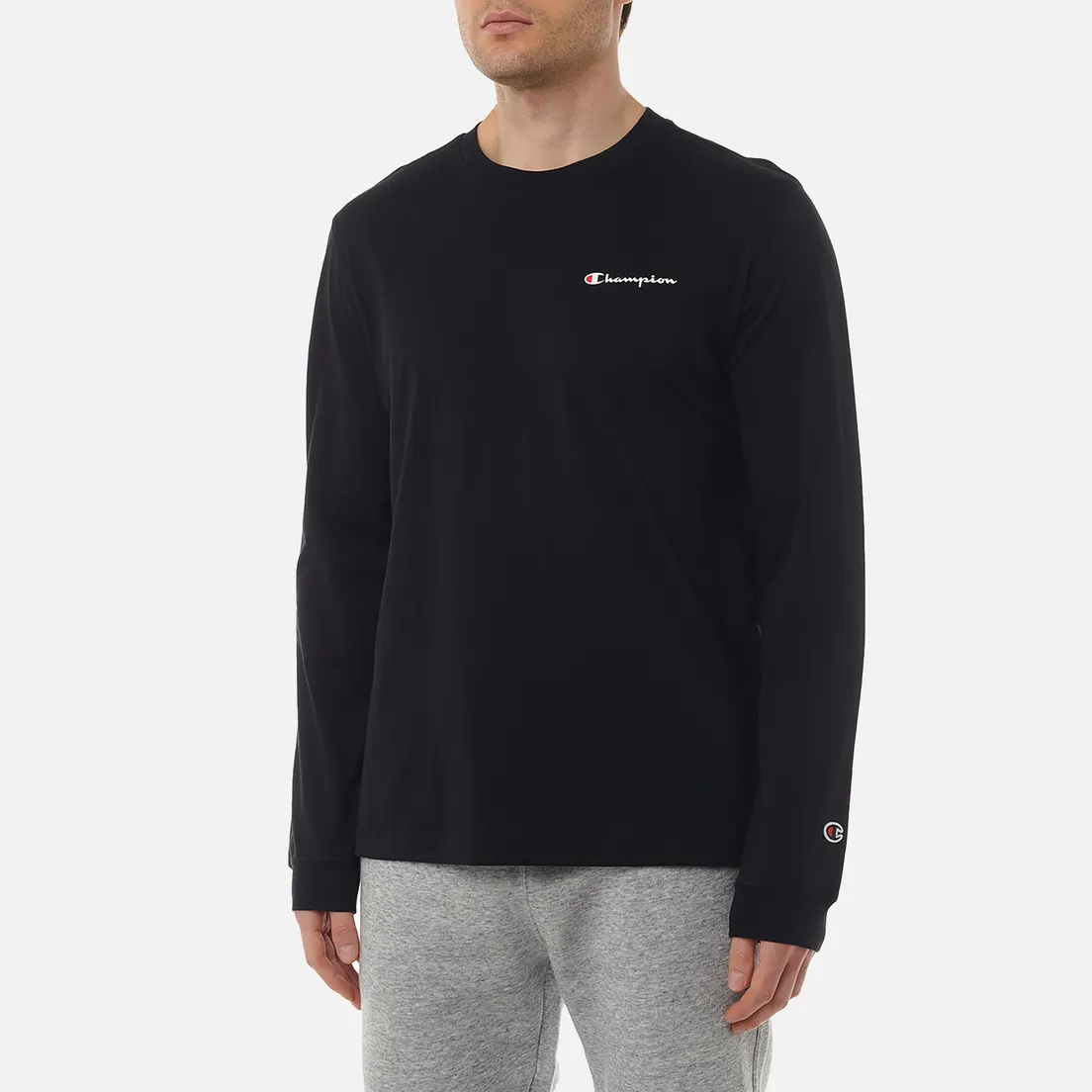 Champion Мужской лонгслив Small Logo Crew Neck