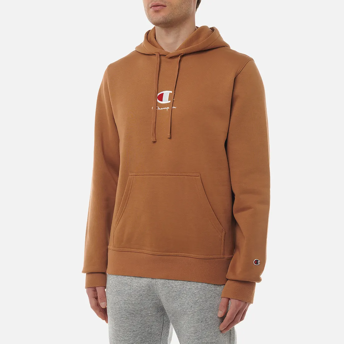 Champion Мужская толстовка Big C Logo Fleece Hoodie